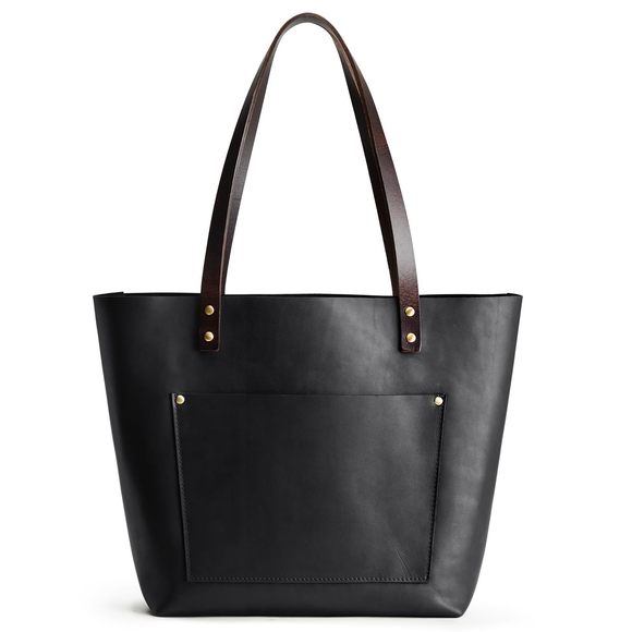Leather Tote Bag Large Work Shoulder Purses And Handbags With ^_^ - Picture 1 of 7